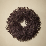 Purple Artificial Branch Christmas Wreath