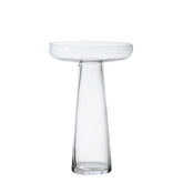 Jarrón transparente Platillo