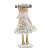 Figurine de Noël Fillette avec flocon Angel
