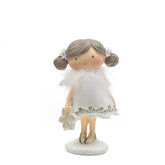 Figurine de Noël Fillette avec étoile Angel