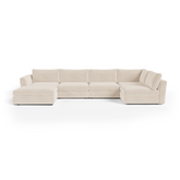 Canapé grand angle modulable 8 places Nest