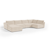 Canapé grand angle modulable 8 places Nest