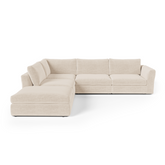 Canapé grand angle gauche modulable 7 places Nest