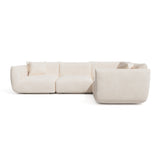 Canapé d'angle droit modulable 5-6 places Nooma