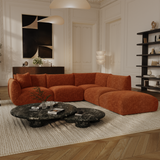 Canapé grand angle droit modulable 7 places NOOMA