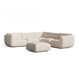 Modular panoramic corner sofa for 8 people Nooma