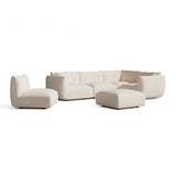 Modular panoramic corner sofa for 8 people Nooma