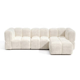 Canapé d'angle droit modulable NUBI