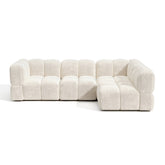 Canapé d'angle droit modulable NUBI