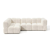 Canapé d'angle gauche modulable NUBI