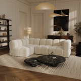 Canapé d'angle gauche modulable NUBI