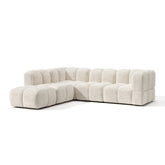 Canapé grand angle gauche modulable NUBI