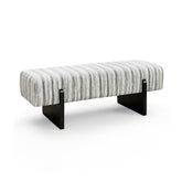 Banc VOG tissu tramé à motif