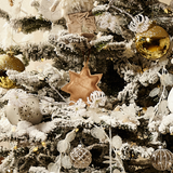 Sospensione a stella in pelle NOEL