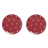 Set di 2 piatti in ceramica holly