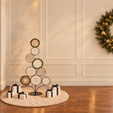 Sapin de Noël en Bois Natura 70 cm, beige, photo d'ambiance, Sia Deco