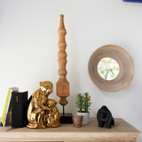 Wooden Statue on Stand