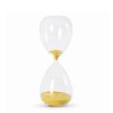 Sablier jaune 25 cm