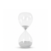 Reloj de arena de cristal