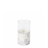 Small Marble Effect Candle Holder