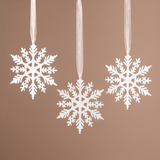 Suspension de Noël Flocon blanc