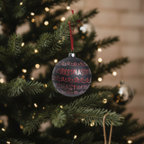 Pallina di Natale con scritta Merry Xmas