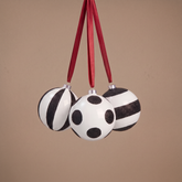 Boules de Noël Graphiques noir