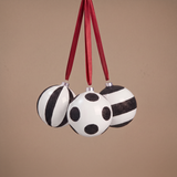 Boules de Noël Graphiques noir