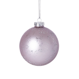 Pallina di Natale glitterata e opaca formato piccolo