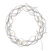 Couronne Argentée Lumineuse à LED