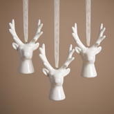 Suspension de Noël Cerf blanc
