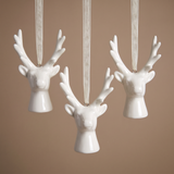 Suspension de Noël Cerf blanc