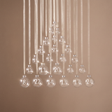 Boules de Noël de l'Avent Transparent