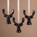Suspension de Noël Cerf noir