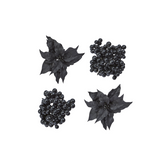 Clip Bacche e Stella di Natale NOEL