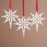 Suspension de Noël Flocon Lappi noir