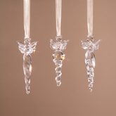 Suspensions de Noël Petits Anges transparent