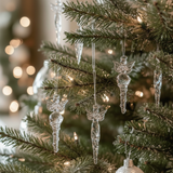 3 sospensioni di fate trasparenti