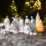 Statua dell'albero di Natale illuminato di Molly