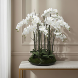 Artificial Orchid Arrangement with Moss 113cm