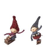 Ciondoli Statuine natalizie Bambini Olaf sulla slitta