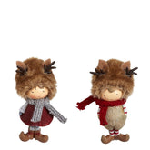 Ciondoli Statuine natalizie Bambini travestiti da Rudy