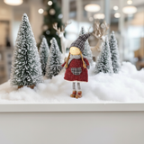 Christmas Figurine Girl Olaf Standing