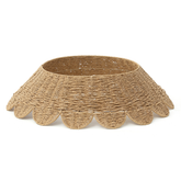 Cache-pied de sapin de Noël bords arrondis 84 cm