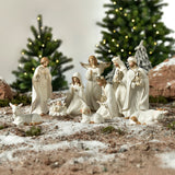 Eve porcelain Christmas crib