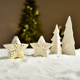 LED Christmas Star Figurine Large Diamonds