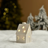 Grande statuetta di chalet di Natale