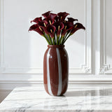 Glass vase Lattea 33 cm