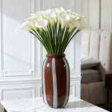 Glass vase Lattea 33 cm