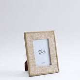 Cadre Photo Loft en rotin et métal 10x15